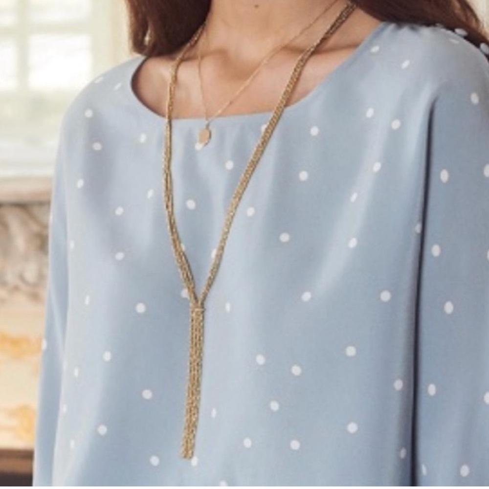 Sezane Gold Layered Necklace - Picture 5 of 6